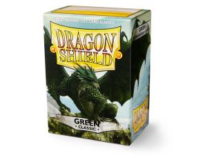 100 Protective Sleeves Dragon Shield Classic Green