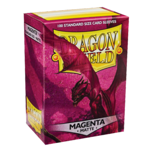 100 Protective Sleeves Dragon Shield Matte Magenta