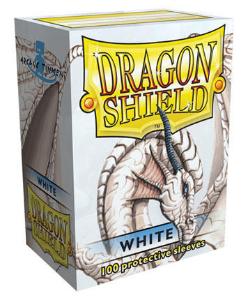 100 Protective Sleeves Dragon Shield Classic White