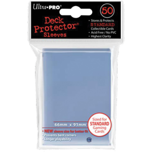 50 Deck Protector Solid Clear Standard 66*91 mm