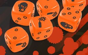 Zombicide - Set de Dés Oranges