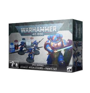 Warhammer 40000 V9 - Assault Intercessors + Paints Set
