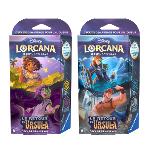 Lorcana : Le Retour d'Ursula - Les 2 Decks de Démarrage Différents