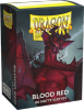 100 Protective Sleeves Dragon Shield Matte Blood Red