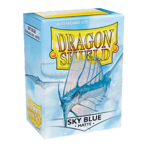 100 Protective Sleeves Dragon Shield Matte Sky Blue