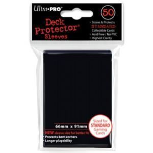 50 Deck Protector Solid Black Standard 66*91