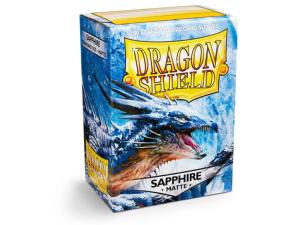 100 Protective Sleeves Dragon Shield Matte Saphire